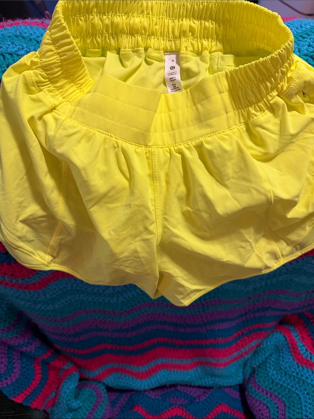 lululemon athletica Women’s Athletic Shorts in Bright Yellow